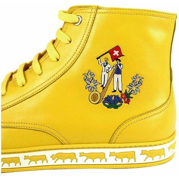 Bally Men's Animal Collection High-Top Sneakers - Picture 7 of 8